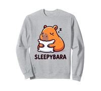 Capybara Sleep Shirt Sleepybara Nightdress Capybara Sleep Sudadera