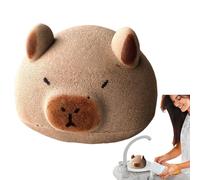 Capybara Sponge, Shower Body Scrubber, 4.92x3.94in Multi-Use Bathing Tool, Soft Gentle for Skin, Reusable Bath Scrub for Face Washing, Dishwashing, Cleaning