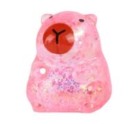 Capybara Squeezable Toy - Colorful Cute Soft Fidget Animal for Adults, Teens, and Youth, Stress Relief, Relaxation, and Anger Management for Office, Work, Study, or Commuting, 3.15x2.36inches