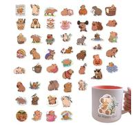 Capybara Sticker, Capybara Stickers Pack, Animal Art Decals Waterproof, Cute Animal Graffiti Stickers, PVC Colorful Reusable Decorative Graffiti Art Stickers For Notebooks, Skateboards, Water Bottles