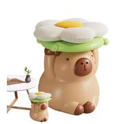 Capybara Stool, Capybara Shoe Changing Stool, Cute Footrest Ottomans, Animal Footstools Chair, Plush Seat Cushion Stool, Bedroom Footrest Seat, Living Room Decorative Stool, Comfortable Shoe Changing
