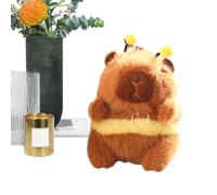 Capybara Stuffed Animal - 5.91 Inches Cute BeePlush, Soft Capybara Toy, Long Lasting AnimalPlush | Portable Vibrating Wing Bee Toy for Sofa Car Bedroom Kids Adults Gift Fun CollectiblePlush Compani