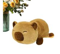 Capybara Stuffed Animal, Huggable Plush Capybara Bee Throw Pillow Kids, Animals Doll Soft Sleeping Companion for Teens, Girls, Men, Adults, Boys, Bedroom, Playroom, Travel Comfort, 25x35cm