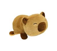 Capybara Stuffed Animal, Plush Bee Throw Pillow, Huggable Texture Soft Doll, Sturdy Cozy Sleeping Companion, Medium Size for Kids, Teens, Boys, Girls, Men, Women, Brown