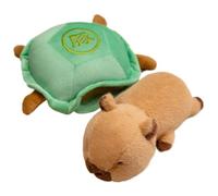 Capybara Stuffed Plush - Snugly Detachable Fabric Doll, Charming Turtle Capybara Soft Animal Cushion Companion for Children Teens Adults Enthusiasts, Holiday Birthday Present, Living Room Workspacee