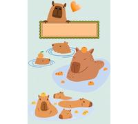 Capybara Swimming with Tangerines Notebook - A Delightful Writing Companion: A Fun, Adorable Journal with an adorable Capybara Design for Writing, Doodling, and Planning