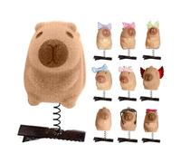 Capybara -temblado De La Horquilla - 10x Capybara Hair Claw Clip | Capybara Cartoon Hair Catch | Barretas Para El Cabello | Central De Cabello Fashion Children Batineta Animal Para Uso Diari