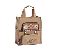 Capybara Tote Bag, Large Capacity Canvas Animal Daypack, Cute Travel Shoulder Bags, Children Outdoor Tote for Kids, Teens, Girls, Boys, and Elementary School Use, Luz Coffee, Se référer au