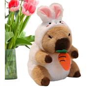Capybara Toy, Stuffed Animal Plush, Soft Huggable Pillow, Adorable Decorative Buddy 7.87 Inches, Home Decor Gift for Kids Teens Adults Relaxation Comfort, Wonderful Present Pick