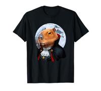 Capybara Vampiro. Divertido Vampiro capy Vampiro Halloween Carnaval Camiseta