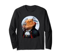 Capybara Vampiro. Divertido Vampiro capy Vampiro Halloween Carnaval Manga Larga