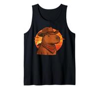 Capybara Vaquero Zen y Salvaje del Desierto Camiseta sin Mangas