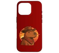 Capybara Vaquero Zen y Salvaje del Desierto Carcasa para iPhone 16 Pro