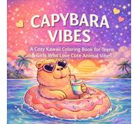 Capybara Vibes: A Cozy Kawaii Coloring Book for Teens & Girls Who Love Cute Animal Vibes
