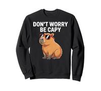 Capybara Vintage Retro Style Awesome Don't Worry, Be Capy Sudadera