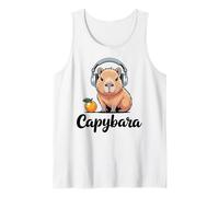 Capybara Wild Animal Forest Giant Cavy Rodent Capybaras Camiseta sin Mangas