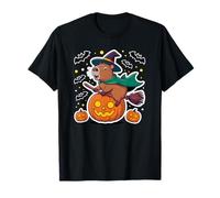 Capybara Witch Hat Halloween Candy Pumpkin Camiseta