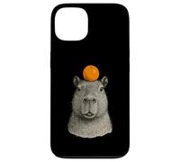 Capybara With Mandarin On The Head Carcasa para iPhone 13