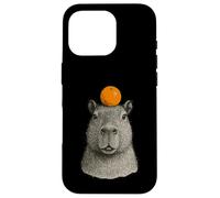 Capybara With Mandarin On The Head Carcasa para iPhone 16 Pro