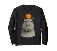Capybara With Mandarin On The Head Manga Larga
