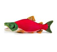 capybaraflying Peluche de Red Salmon Fish, simulación de Red Salmon Fish 12cm/4in Colección de Juguetes de Animales de la Ocean de Peluche Suave Divertido Juguete Educativo para niños