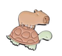 Capybaras Broche Juguetón Animal Alfilador De Corsage Ropa Casual Joyas De Ropa Adecuadas Para Combinar Joyería Creativa Aspecto Moderno