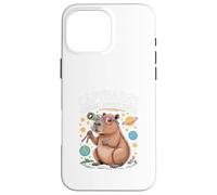 Capybara's Cosmic Adventures Cita Astronomía Carcasa para iPhone 16 Pro Max