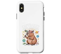 Capybara's Cosmic Adventures Cita Astronomía Carcasa para iPhone X/XS