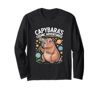Capybara's Cosmic Adventures Cita Astronomía Manga Larga