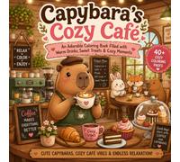Capybara's Cozy Café: A Story Coloring Book for Kids Featuring Cozy Café Adventures, Woodland Friends, Sweet Treats, and Creative Bonus Activities