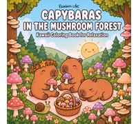 Capybaras in the Mushroom Forest: Kawaii Coloring Book for Relaxation: Bold and Easy Coloring Book for Teens and Adults with Cute Capybaras, Cozy ... Animals and Relaxing Mushroomcore Designs
