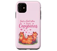 Capybaras Kawaii para niñas y fanáticos de los Animales Carcasa para iPhone 11