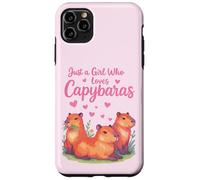 Capybaras Kawaii para niñas y fanáticos de los Animales Carcasa para iPhone 11 Pro MAX