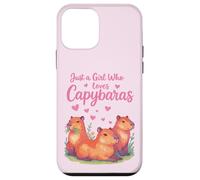 Capybaras Kawaii para niñas y fanáticos de los Animales Carcasa para iPhone 12 Mini
