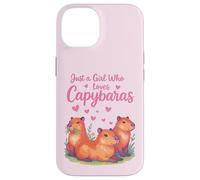 Capybaras Kawaii para niñas y fanáticos de los Animales Carcasa para iPhone 14