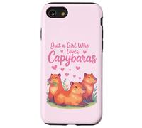 Capybaras Kawaii para niñas y fanáticos de los Animales Carcasa para iPhone SE (2020) / 7/8