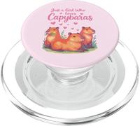 Capybaras Kawaii para niñas y fanáticos de los Animales PopSockets PopGrip para MagSafe