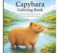 Capybaras of Rivers & Wetlands: Realistic Capybara Coloring Book with Natural Wildlife Scenes