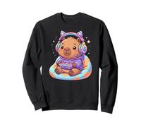 Capybaras Rodents Gaming Can't Hear You I'm Gaming Capybara Sudadera