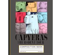 Capyeras Funny Cute Capybara Color Concert Tour Cute Animals Composition Book