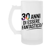 Capzy 30 Anni Di Essere Fantasticoa Bicchiere Birra Tazza Jarro De Cerveza Beer Mug