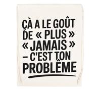 Capzy Ça A Le Goût De Plus Jamais - C’est Ton Problème Un Verre Bière Agresser Tasse Bolsa De Compras Shopping Bag Beige