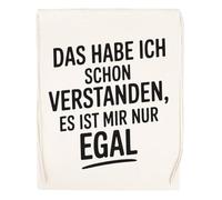 Capzy Das Habe Ich Schon Verstanden Es Ist Mir Nur Egal Glas Bier Becher Tasse Bolsa De Compras Shopping Bag Beige