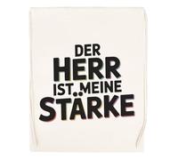 Capzy Der Herr Ist Meine Stärke Glas Bier Becher Tasse Bolsa De Compras Shopping Bag Beige