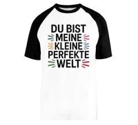Capzy Du BIST Meine Kleine Perfekte Welt Baseball T-Shirt Unisex Men Women Short Sleeve