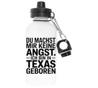 Capzy Du Machst Mir Keine Angst Ich Bin In Texas Geboren Glas Bier Becher Tasse Blanco Botella De Agua Aluminio Para Exteriores Pollutant Free White Water Bottle Aluminium For Outdoors