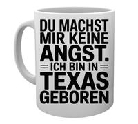 Capzy Du Machst Mir Keine Angst Ich Bin In Texas Geboren Glas Bier Becher Tasse Taza Mug Cup