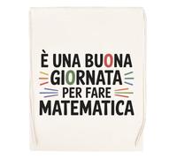 Capzy È Una Buona Giornata Per Fare Matematica Bicchiere Birra Tazza Bolsa De Compras Shopping Bag Beige