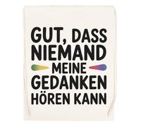 Capzy Gut Dass Niemand Meine Gedanken Hören Kann Glas Bier Becher Tasse Bolsa De Compras Shopping Bag Beige