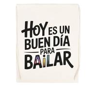 Capzy Hoy Es Un Buen Día Para Bailar Vidrio Cerveza Taza Bolsa De Compras Shopping Bag Beige
